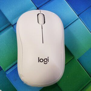 Logitech M240 Silent White Long Range Bluetooth ONLY Mouse 910-007116 Open box